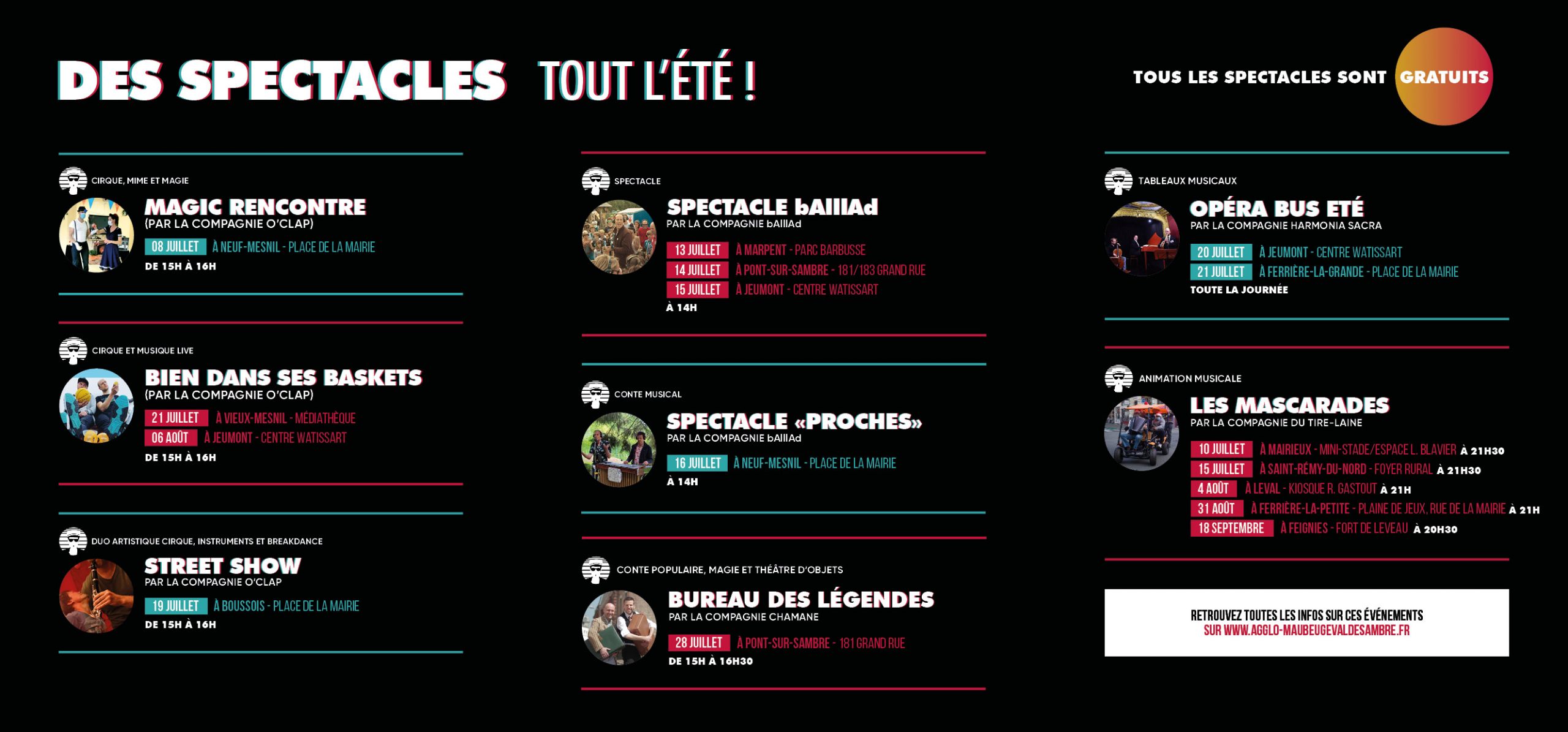 Saison culturelle estivale
