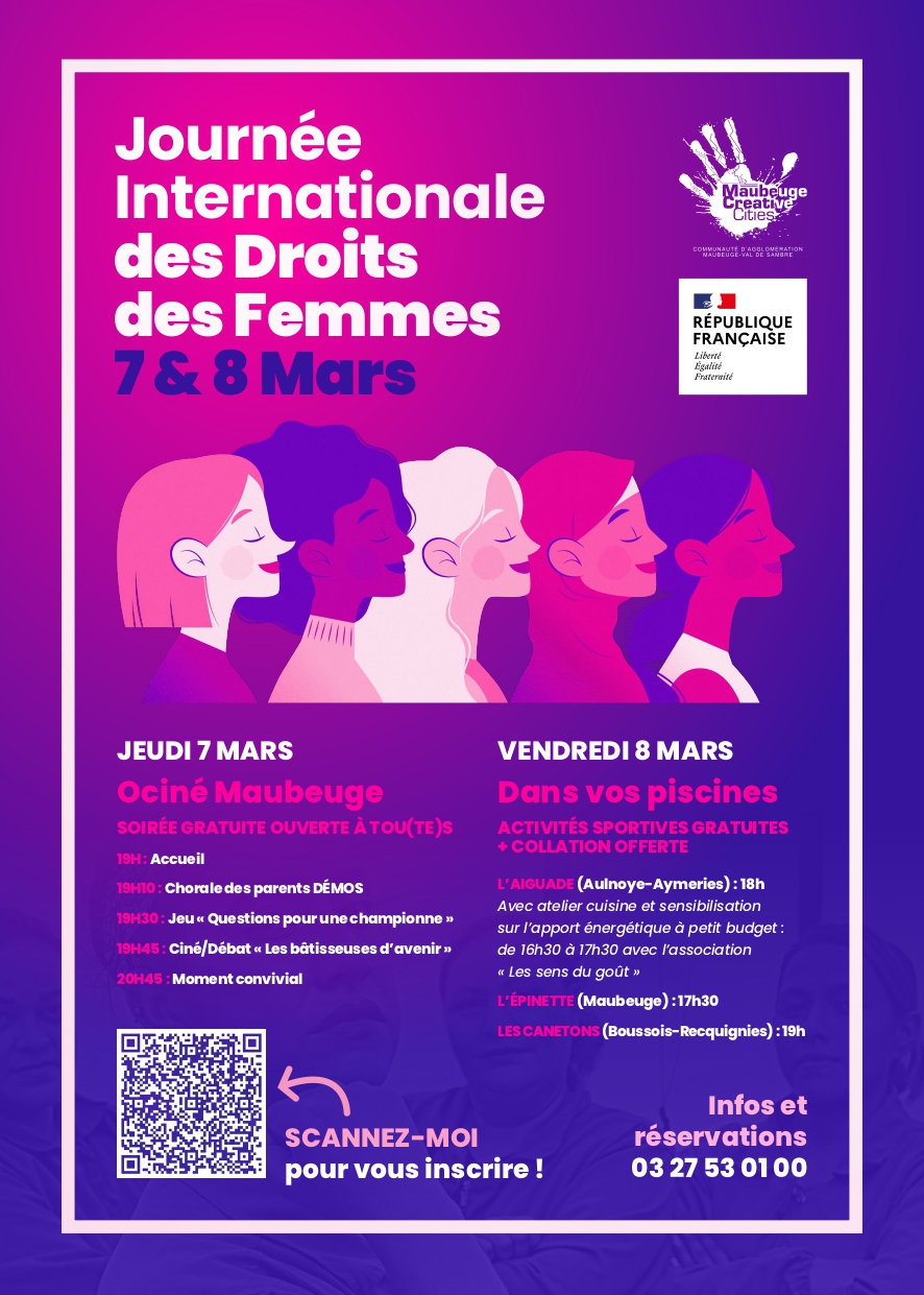 Journée internationale des droits des femmes - Agglo Maubeuge Val de Sambre