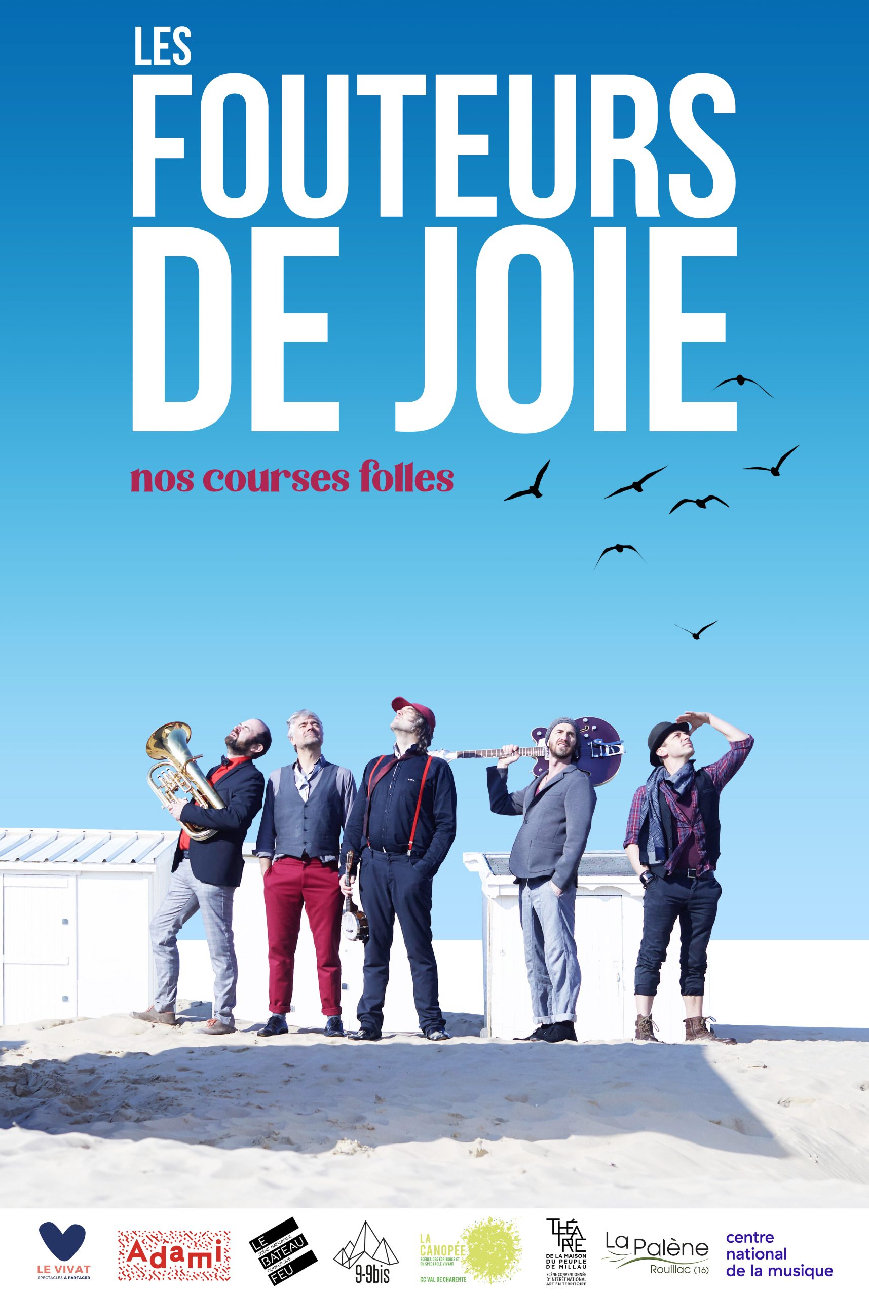 Concert théâtralisé // Les Fouteurs de Joie "Nos courses folles"