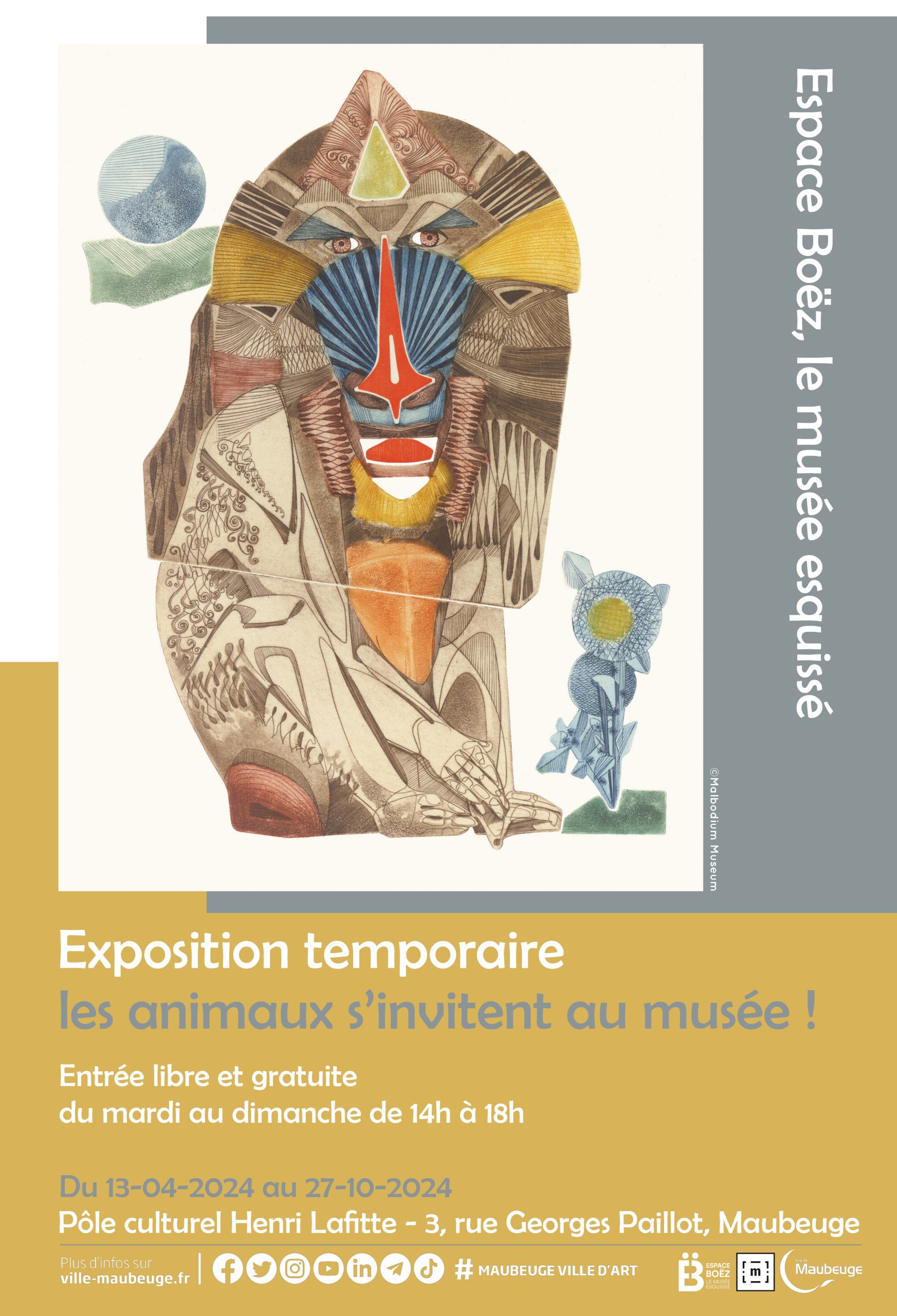 Exposition temporaire - "Les animaux s'invitent au musée !"