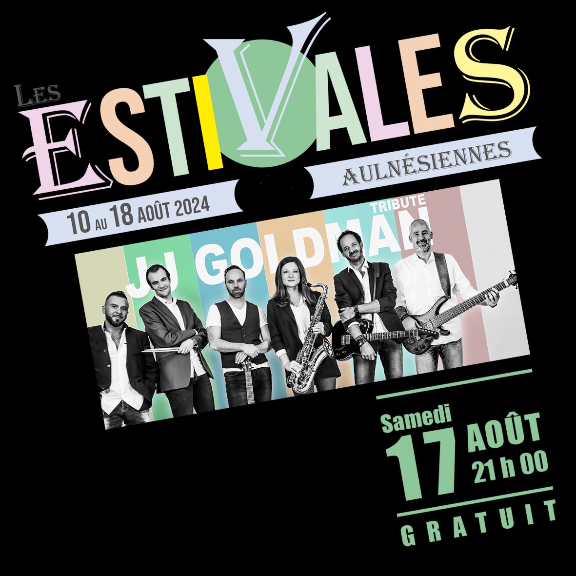 Les Estivales Aulnésiennes - Concert tribute JJ Goldman