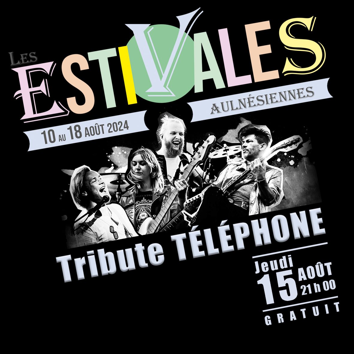 Les Estivales Aulnésiennes - Concert tribute Téléphone