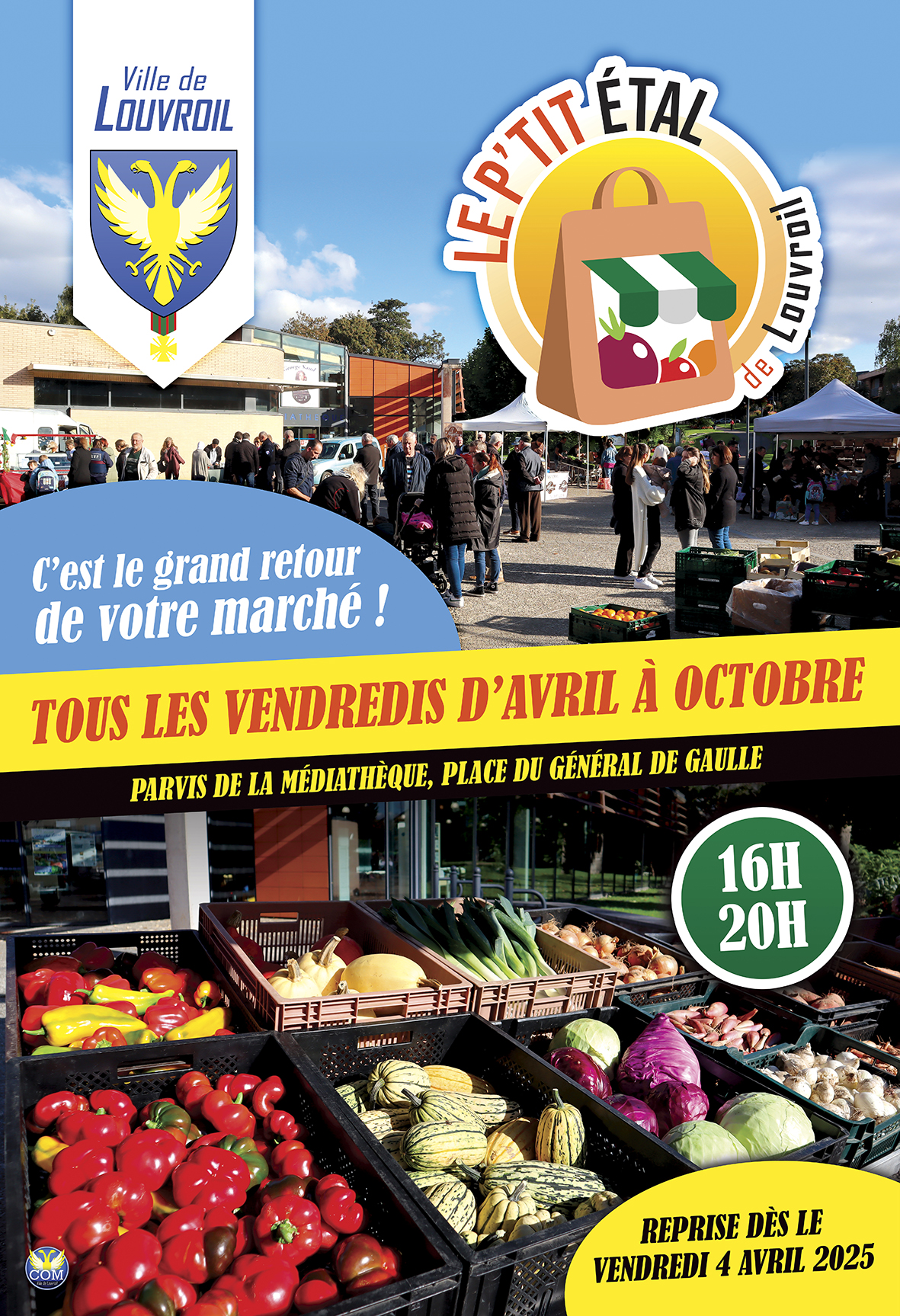 Le marché local de Louvroil « Le P’tit Étal » fait son grand retour !