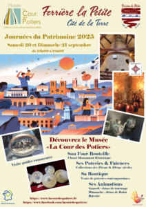 affiche Journées du Patrimoine - Musée La Cour des Potiers