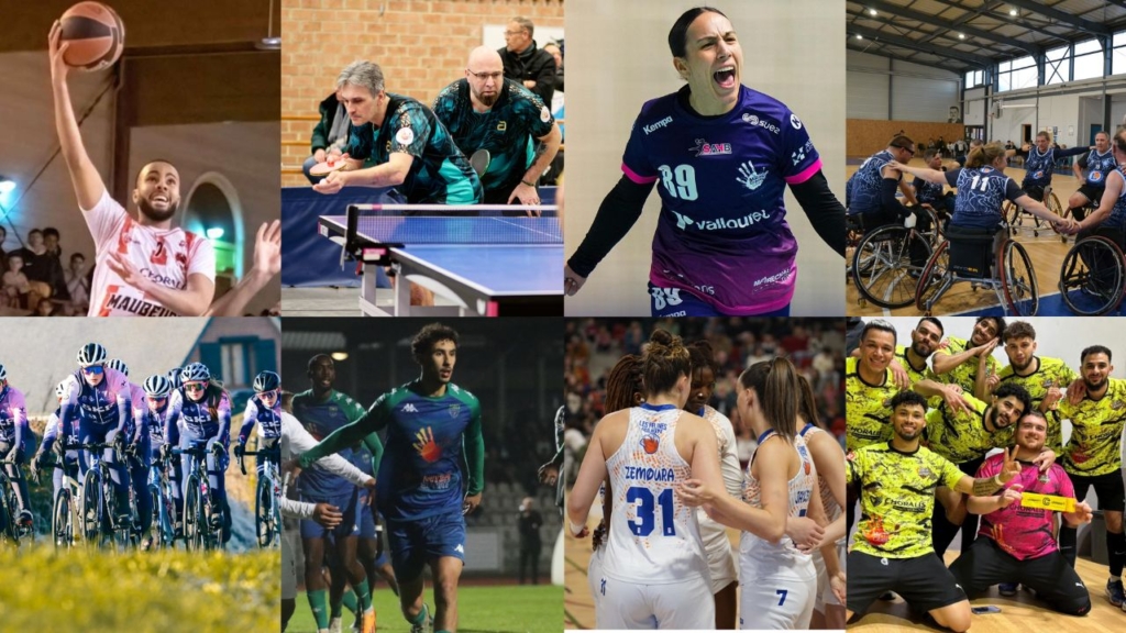 Sport - clubs de haut niveau : Sambre Avesnois Handball - AS Aulnoye Basket - Rousies Cœur de Sambre - Handisport Basket Aulnoye-Aymeries - USM Basket - Entente Feignies Aulnoye Football Club - Team Avesnois - PPC Jeumont