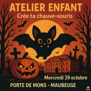visuel - crée ta chauve souris - maubeuge