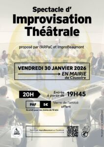 Affiche Spectacle d'improvisation théâtrale