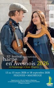 affiche 32ème festival international de harpe en Avesnois