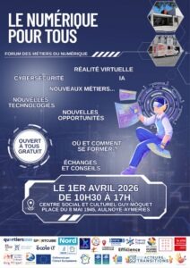 affiche Forum des métiers du numérique