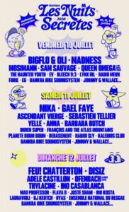 affiche Les nuits secrètes 2026
