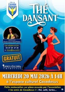 affiche Thé dansant Louvroil