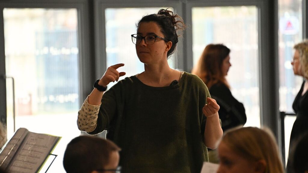 cheffe d’orchestre de DEMOS Maubeuge-Val de Sambre