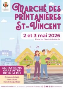 Affiche Marché des Printanières Saint-Vincent