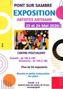 affiche Artistes Artisans - Pont-sur-Sambre
