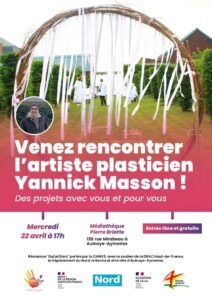affiche - CLEA rencontre artiste Yannick Masson