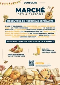 affiche Marché des 4 saisons - Cousolre