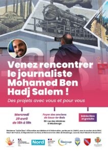 affiche rencontre journaliste Mohamed Ben Hadj Salem