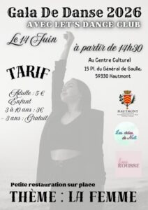 Affiche Gala de danse - Hautmont
