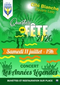 Affiche Quartiers fête les années légendes - Louvroil