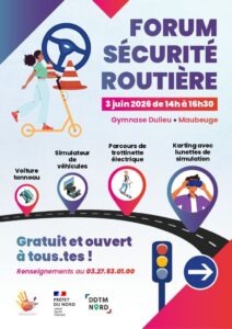 affiche Forum Sécurité Routière 2026
