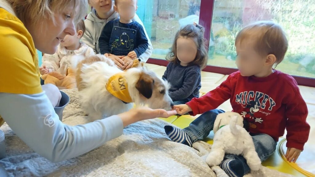 médiation animale crèche