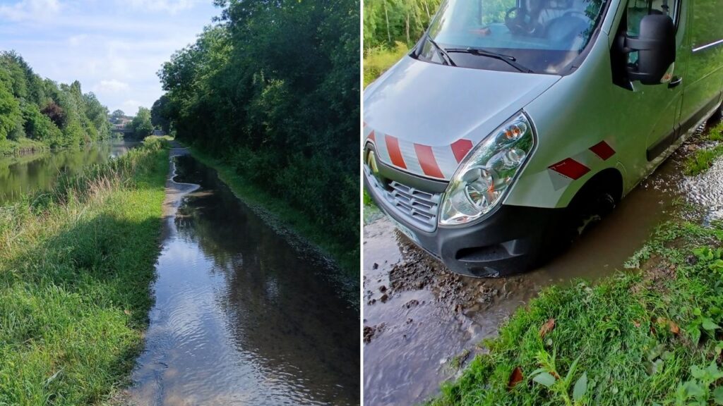 intempéries sécurité sites naturels - inondation et trous