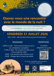 Affiche Rencontre avec le monde de la nuit à Orsinval