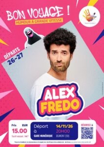 Affiche Spectacle Alex Fredo Gare Numérique Jeumont