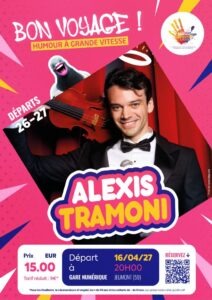 Affiche Spectacle Alexis Tramoni Gare Numérique Jeumont