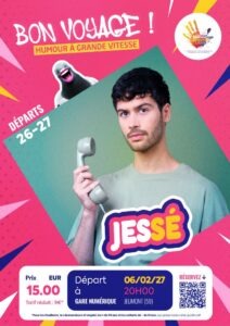 Affiche Spectacle Jessé Gare Numérique Jeumont