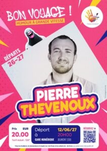 Affiche Spectacle Pierre Thevenoux Gare Numérique Jeumont