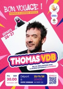Affiche Spectacle Thomas VDB