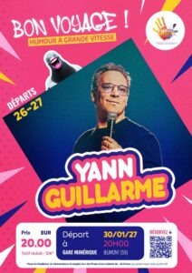 Affiche Spectacle Yann Guillarme Gare Numérique Jeumont