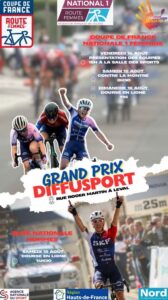 Affiche du Grand Prix Diffusport 2026 et de la Coupe de France Nationale 1 féminine à Leval 