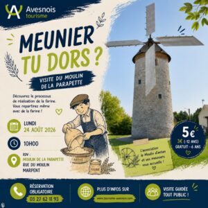 Affiche visite Moulin de la Parapette