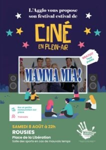 affiche Ciné en plein air Mamma Mia - Rousies