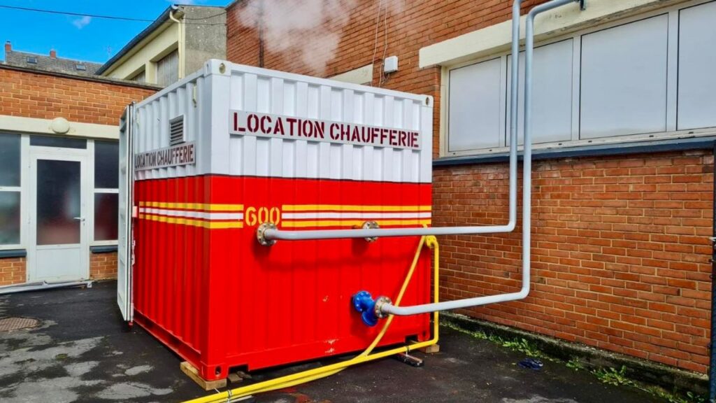 chaufferie portative Skid Concept