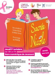 Affiche Sacrée Nicole Octobre Rose