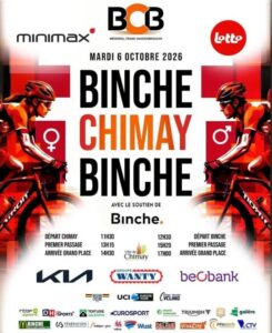 Affiche course cycliste Binche Chimay Binche