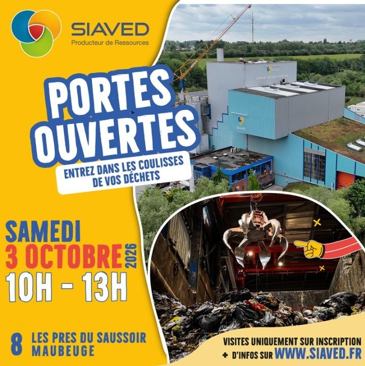 affiche Portes ouvertes SIAVED Maubeuge