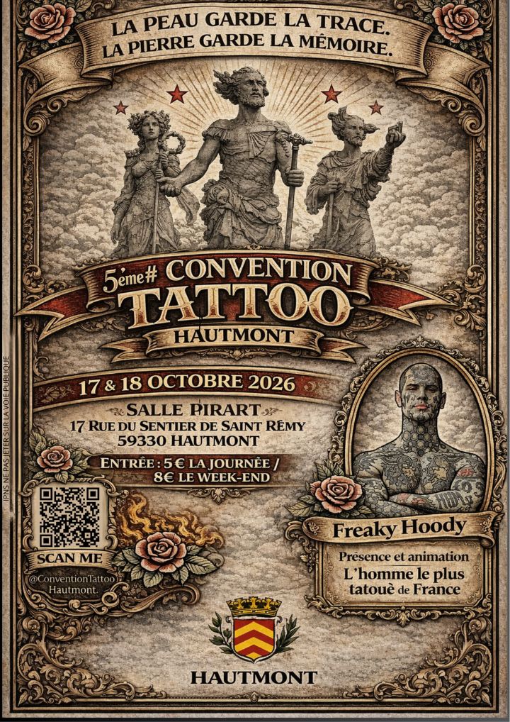 Affiche Convention Tattoo Hautmont