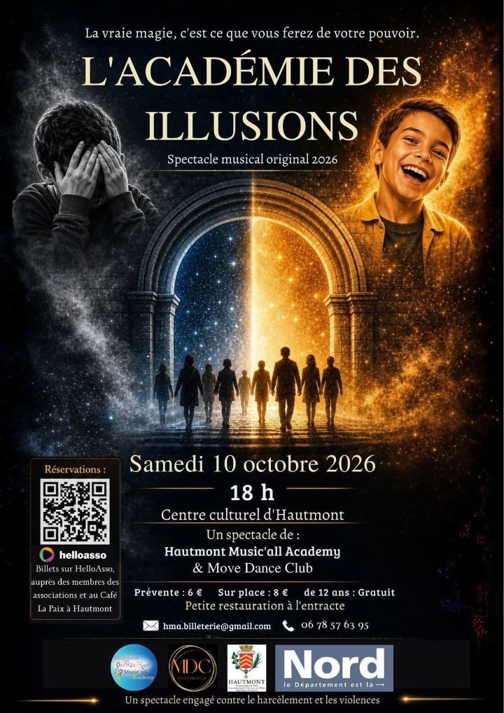 Affiche L’Académie des Illusions Hautmont