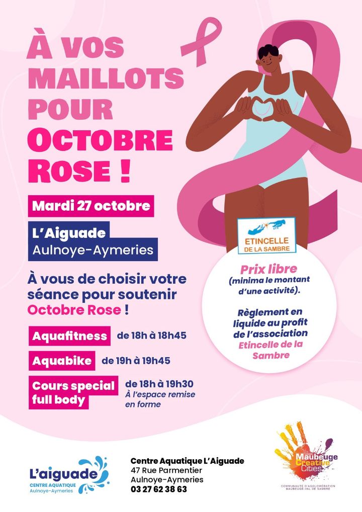 Affiche Octobre Rose Aiguade