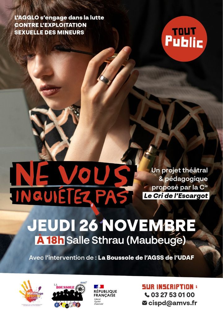 Ne vous inquiétez pas pièce théâtre Maubeuge