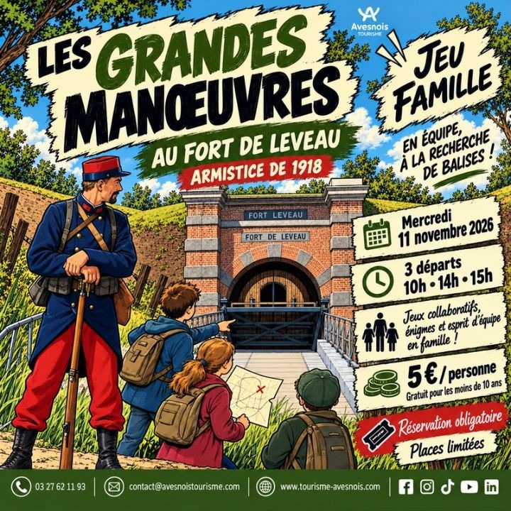 affiche Énigmes Fort de Leveau