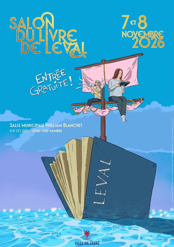 affiche Salon du livre de Leval 2026