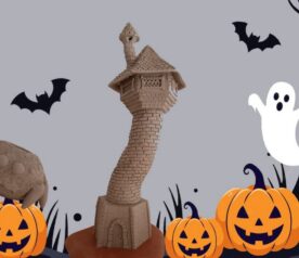 Ateliers modelage Halloween Araignée bougeoir et Ateliers modelage Halloween Tour du Sorcier