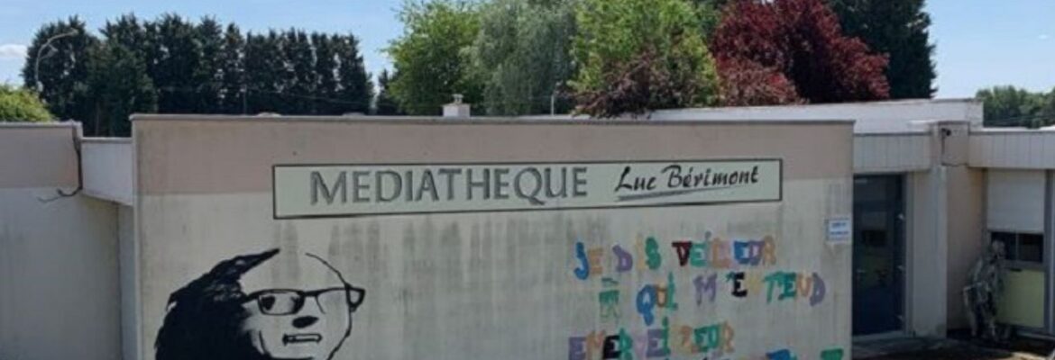 Fresque collaborative - médiathèque de Ferrière-la-Grande