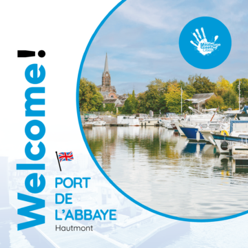 Plaquette Port de l'Abbaye - anglais