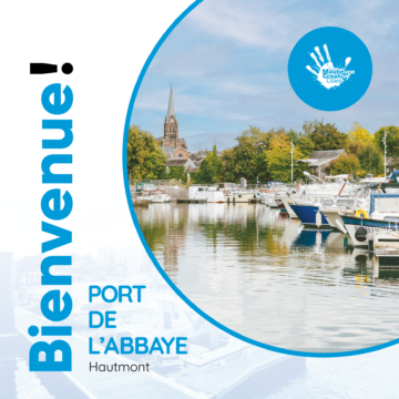 Plaquette Port de l'Abbaye - français
